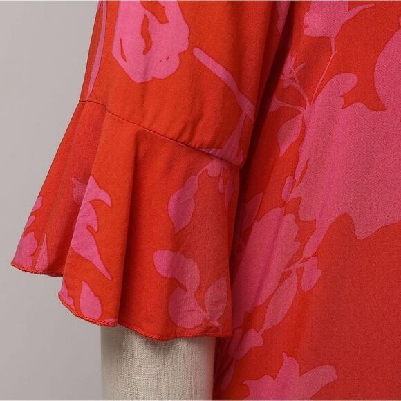 NWT Floral Mini Swing Shift Dress - Picture 6 of 7